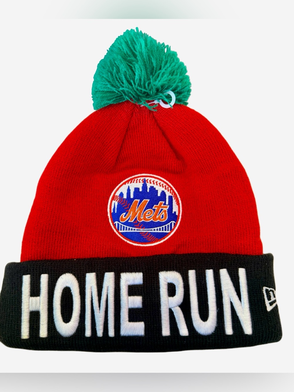 New York Mets x New Era x The 7 Line Home Run Apple Beanie Hat Cap ORIGINAL! NWT